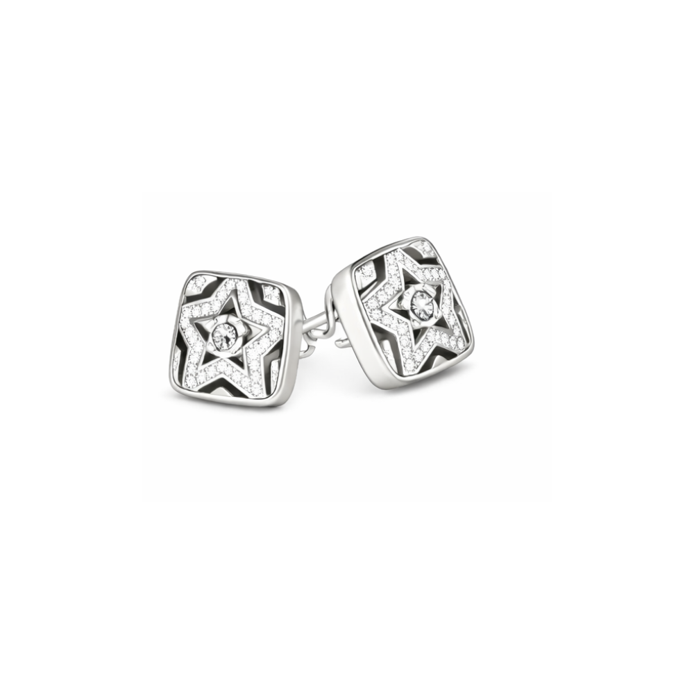 Chanel Jewelry | CC Logo Star Pendant Necklace Earrings Set