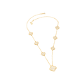 Van Cleef & Arpels Jewelry | Diamond Clover Necklace Earrings Bracelet Ring Set