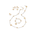 Van Cleef & Arpels Jewelry | Jewelry Set Gold Full Crystals